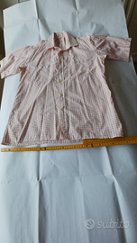 Camicia maniche corte a quadri tg 39