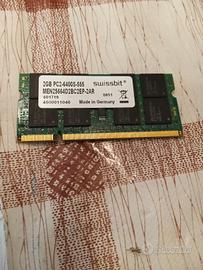 RAM DDR2 2GB per iMac 2008