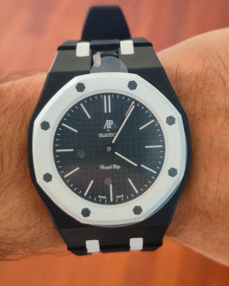 audemars Piguet x Swatch royal pop ocho negro