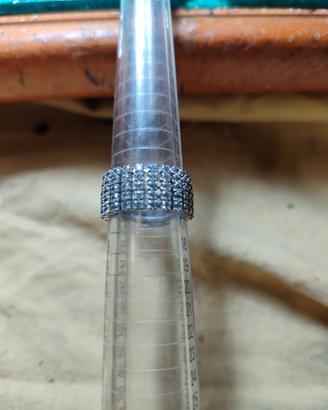 anello oro bianco 18 kt