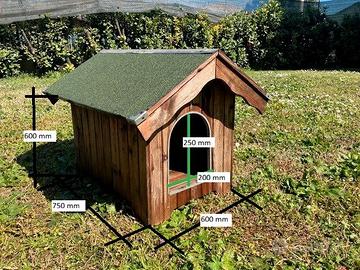 Casetta cuccia in legno per cani tg. piccola