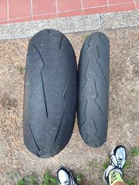 gomme Pirelli Supercorsa V2 sc1 120/70 e 180/60