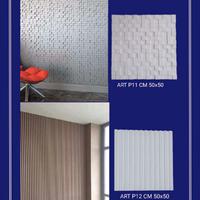 pannelli 3D in gesso decoro parete stile moderno