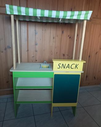 Chiosco Snack in legno + Pizza e Set Panini