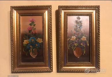 Due dittici fiorentini con cornici dorate