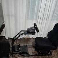 Simulatore per ps5 + volante ps5 + televisore Qled