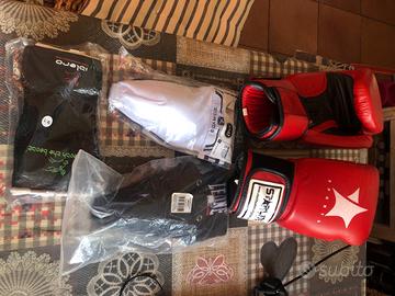 Lotto boxe guantoni guanti e 2 Groin guard nuovi