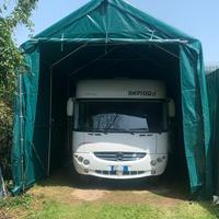 CAMPER BOX in PVC 8X4 zincato completo ignifugo