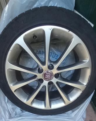 4 cerchi in lega fiat 18 con trocmoh neve plus 225