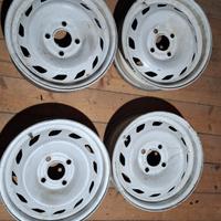 Cerchi in ferro Peugeot 106 rally originali