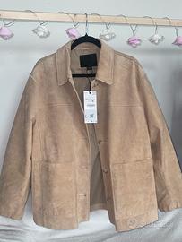 Giacca Zara vera pelle Leather Collection XL nuova