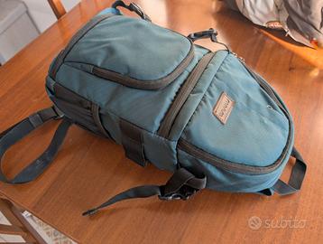 Zaino borsa fotografica mono spalla verde scuro