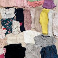 Lotto vestiti bambina primaverile  3 anni