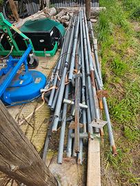 struttura in ferro capanno