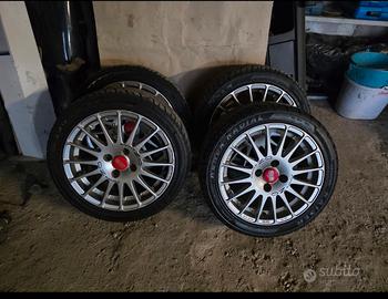 Cerchi  in lega e gomme da 15 fiat uno turbo