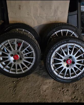 Cerchi  in lega e gomme da 15 fiat uno turbo