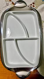 Antipastiera in porcellana Morinox