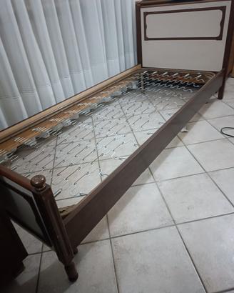 letto singolo e rete