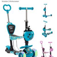 Monopattino AREBOS per bambini a LED