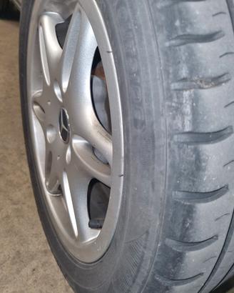 smart 450/451 pneumatici ruote gomme 