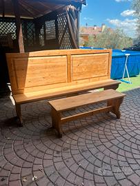 Panche in legno massello