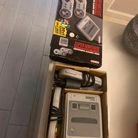 Super nintendo compresi di 21 giochi