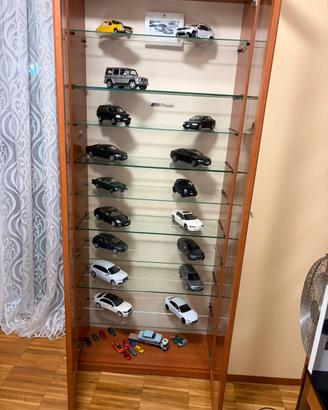 Vetrina legno massello con illuminazione led