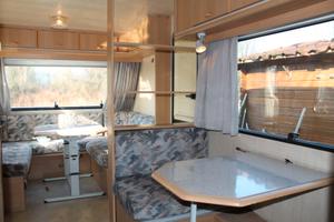Roulotte Adria Optima  con veranda