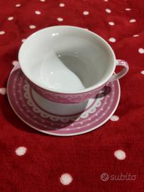 Set da colazione con tazza e piattino cupcake