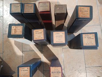 12 rulli sonori traforati  x autopiano