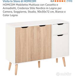 Mobiletto multiuso per cucina o soggiorno 