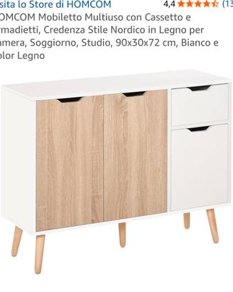 Mobiletto multiuso per cucina o soggiorno 