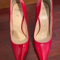 Scarpe Decollete Rosse marca Valerio tacco 12