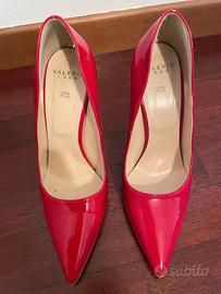 Scarpe Decollete Rosse marca Valerio tacco 12