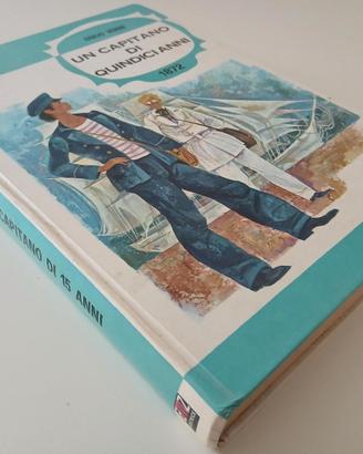 Libro Jules Verne Un Capitano di 15 Anni AMZ 1970