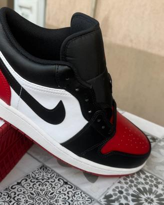 Jordan 1 Low Bred Toe 2.0