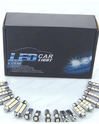 KIT 8 LAMPADE LED PER SEAT LEON MK1 1M 99-06
