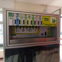 Distributore automatico per detersivi alla spina,
