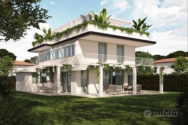 Moderna villa di nuova costruzione sul mare