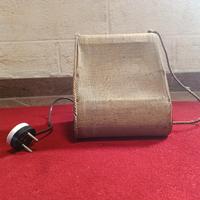 altoparlante vintage in juta