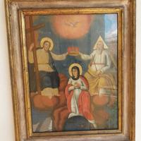 Quadro su tela,incoronazione della Vergine