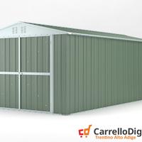 Box garage auto in Acciaio 327x611 19mq verde