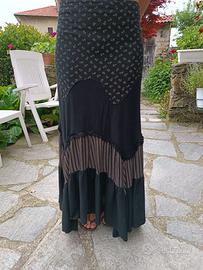 Gonna lunga nera Rinascimento