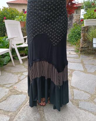 Gonna lunga nera Rinascimento