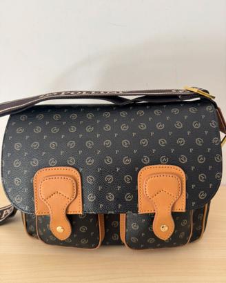 Pollini Messenger Heritage - Nero/marrone
