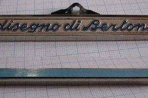 Targhetta disegno Bertone  _ Alfa Romeo Giulia GT