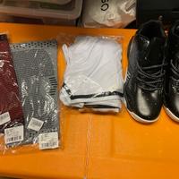 Scarpe Basket misura 42+pantaloncino+ginocchiere