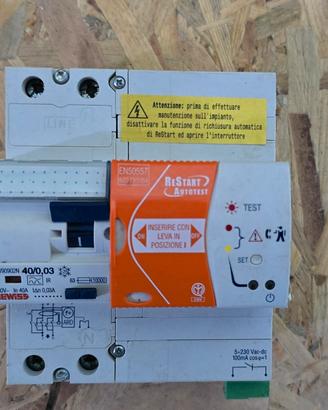 Gewiss Int. Differenziale con Riarmo Automatico