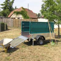 Carrello con Rampa adatto a giardinaggio