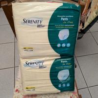 2 pacchi serenity pants large 14  pezzi 